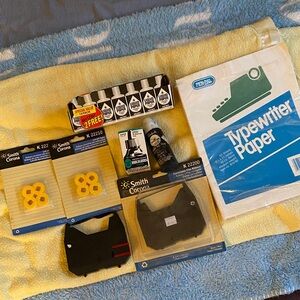 Vintage Smith Corona Typewriter Accessories Bundle